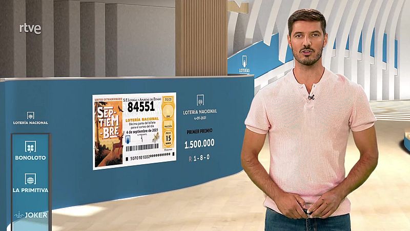 Sorteo de la Lotería Nacional del 04/09/2021 - ver ahora