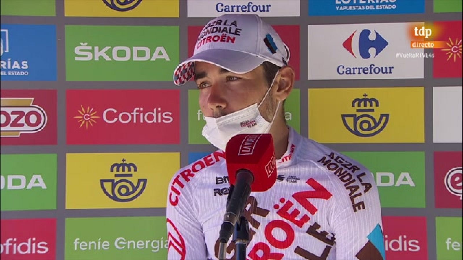 Vuelta 2021 | Clement Champossin: "Los últimos 150 metros se me han hecho terribles"