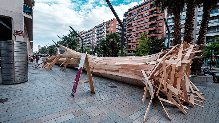 Telediario Fin de Semana - 50 artistas de todo el mundo se reúnen en Logroño en la séptima edición de Concéntrico