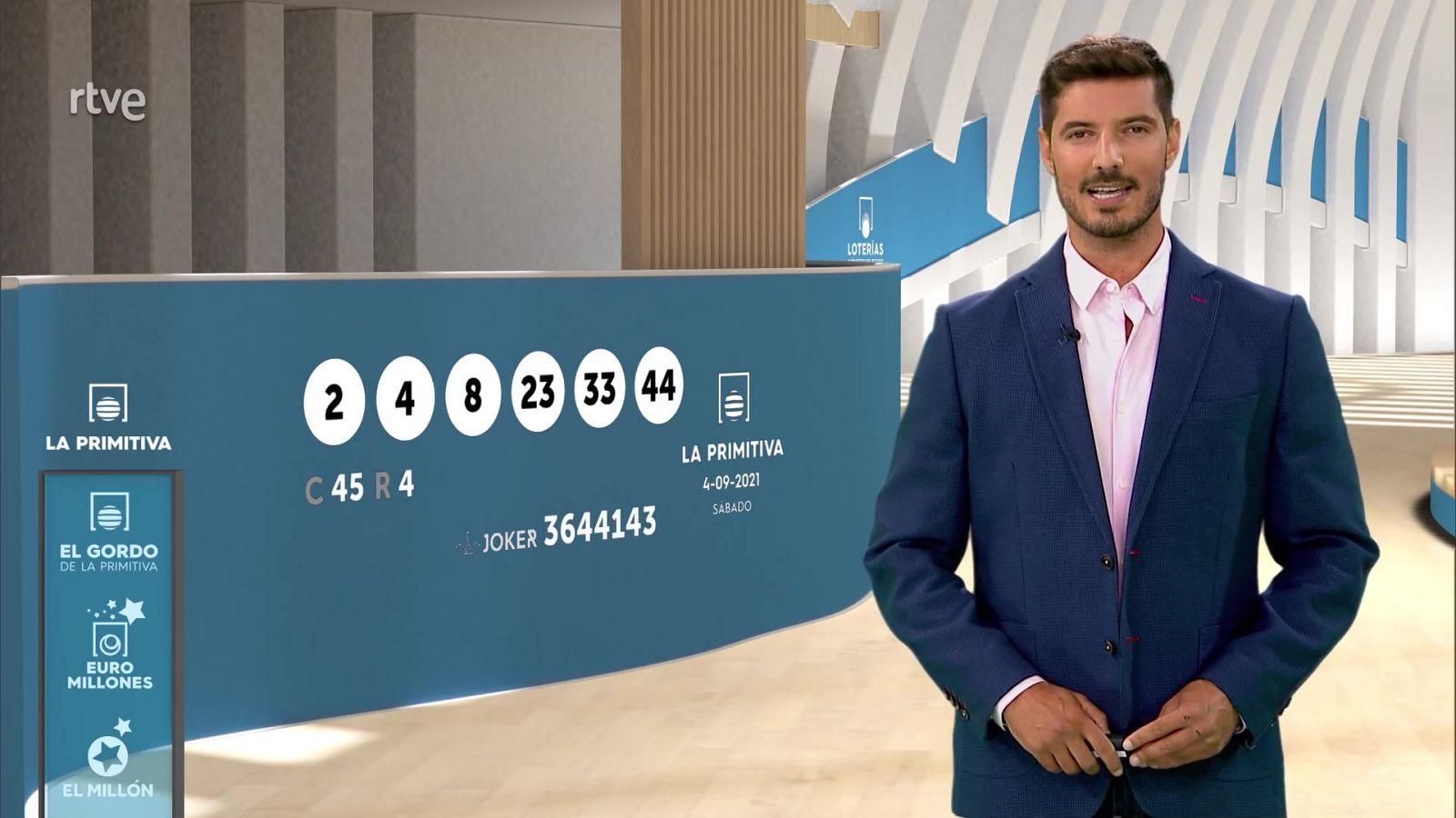 Sorteo de la Bonoloto y Primitiva del 04/09/2021 - ver ahora