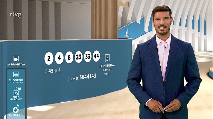 Loterías - Sorteo de la Bonoloto y Primitiva del 04/09/2021