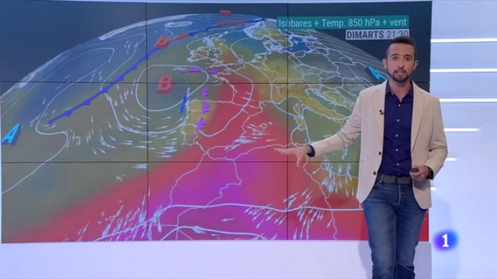 El temps - Calor, xafogor i algunes tempestes per començar la setmana