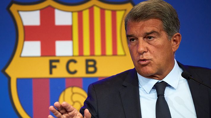 Telediario 1 - Laporta: "Griezmann es un gran jugador pero en nuestro sistema no encajaba"