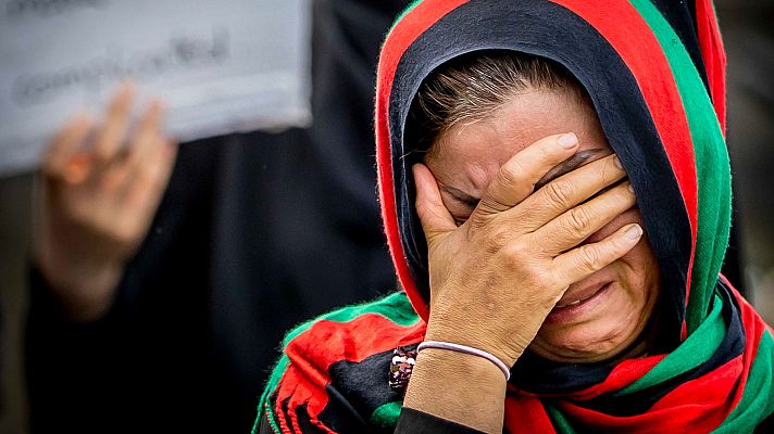 Telediario 1 - Las mujeres afganas encabezan varias protestas para defender sus derechos ante los talibanes