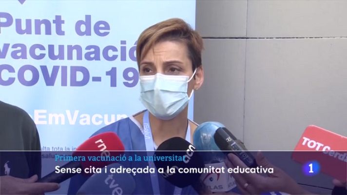 L'Informatiu - La UAB habilita un punt de vacunació sense cita prèvia