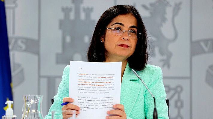 Especial Coronavirus - Comparecencia de la ministra de Sanidad