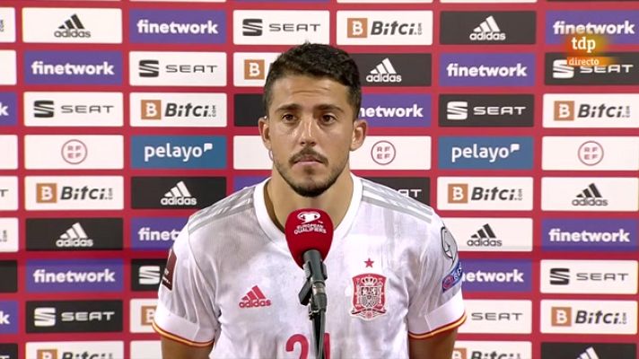 Fútbol - Fornals, "supercontento" tras su primer gol con la selección