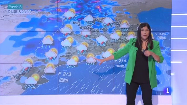 El temps - Tempestes intenses i una mica menys de calor i xafogor