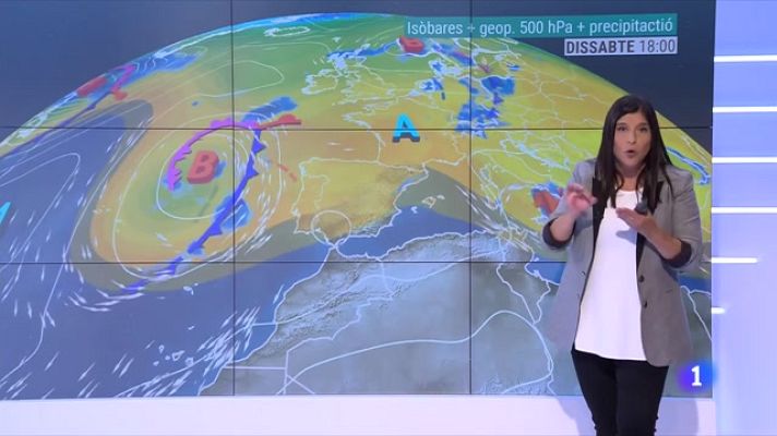 El temps - Divendres i diumenge ruixats intensos. Diada més tranquil.la