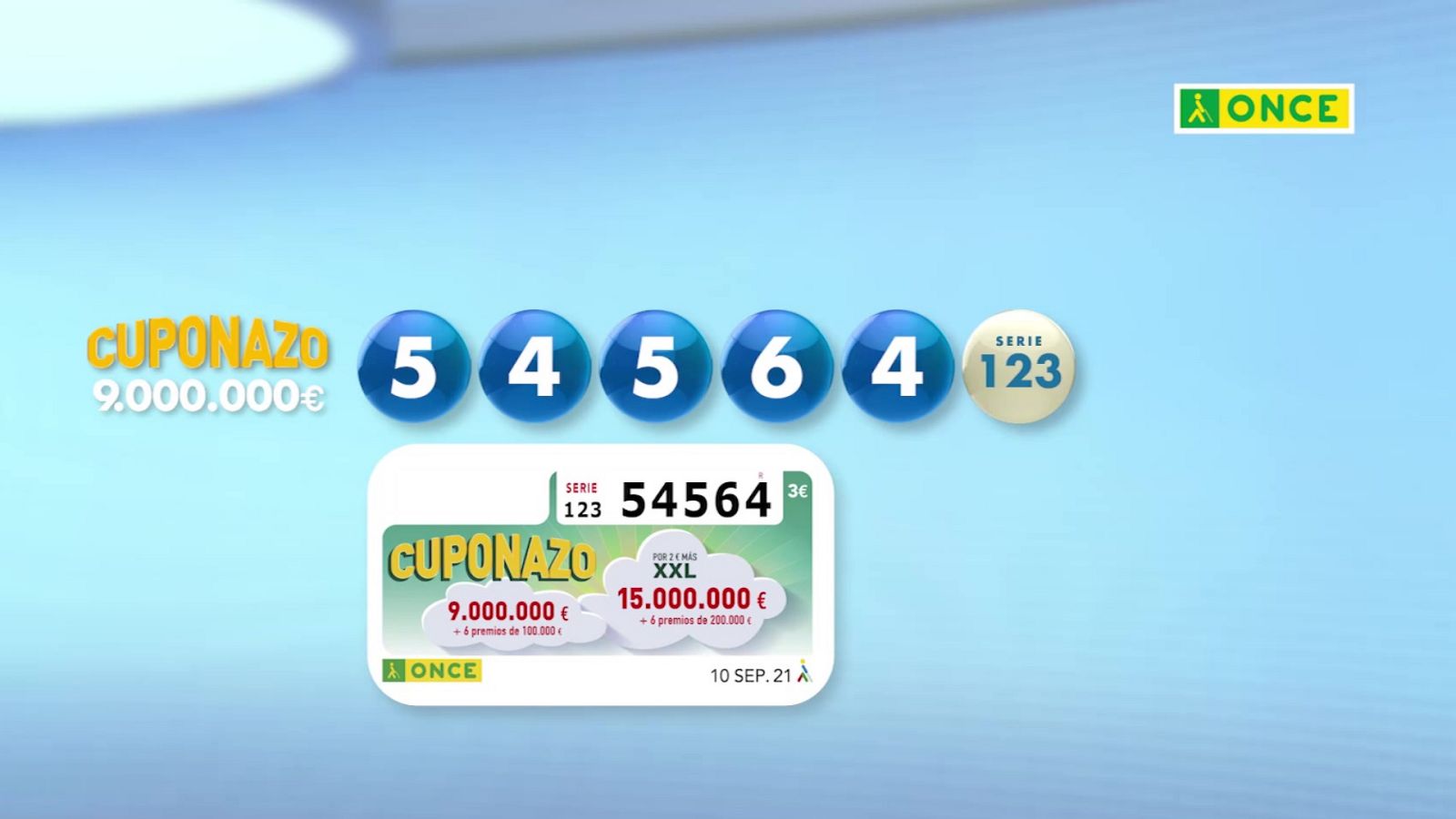 Sorteo ONCE - 10/09/21 - ver ahora