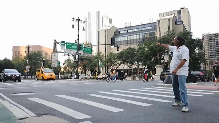 Telediario Fin de Semana - Alfonso, policía de Nueva York retirado: "Escuchaba a la gente caer mientras sonaba Billy Joel"