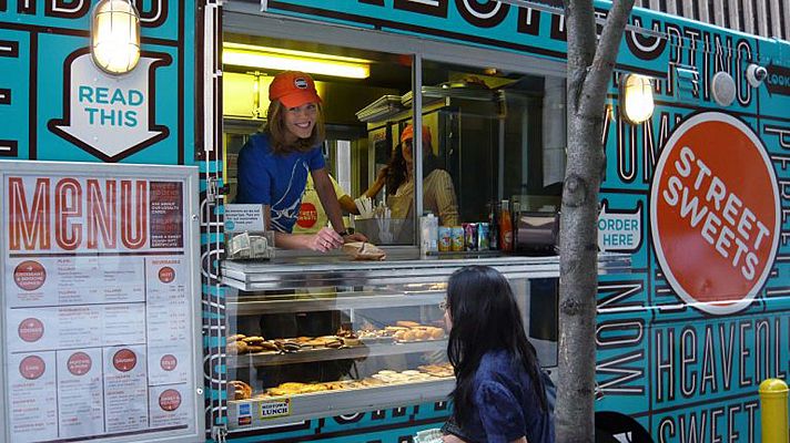 Tenedor y mochila - Destino Nueva York