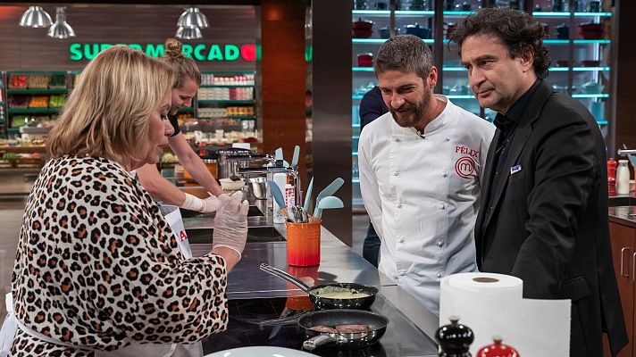 MasterChef Celebrity - Carmina Barrios no reconoce a Félix Gomez