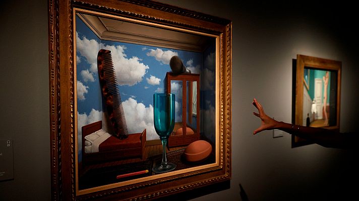 La tarde en 24h - Las imágenes "seductoras y peligrosas" de Magritte conquistan el Museo Nacional Thyssen-Bornemisza