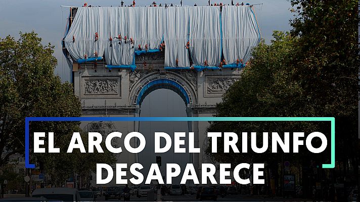 Modo Digital - Christo empaqueta el Arco del Triunfo en París, su última obra efímera