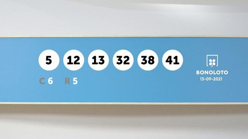Sorteo de la Lotería Bonoloto del  13/09/2021 - Ver ahora