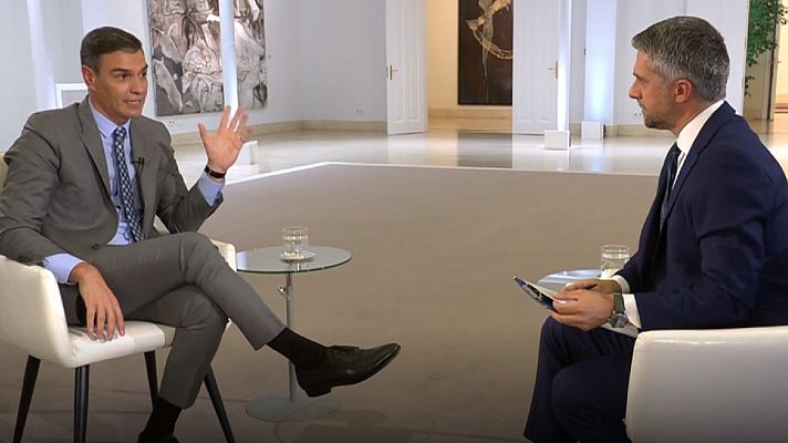 Especiales informativos - Sánchez, sobre la renovación del CGPJ: "Mil días lleva el PP fuera de la Constitución"