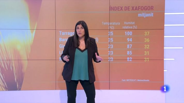 El temps - Una nit de molta xafogor