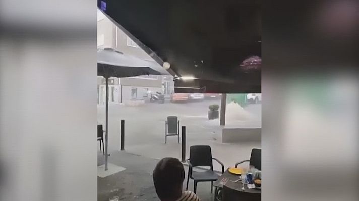 Telexornal - Galicia - Danos pola treboada