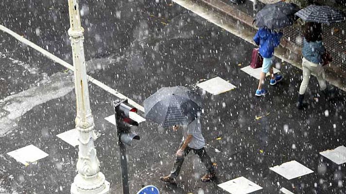 El tiempo - Chubascos y tormentas casi generalizados