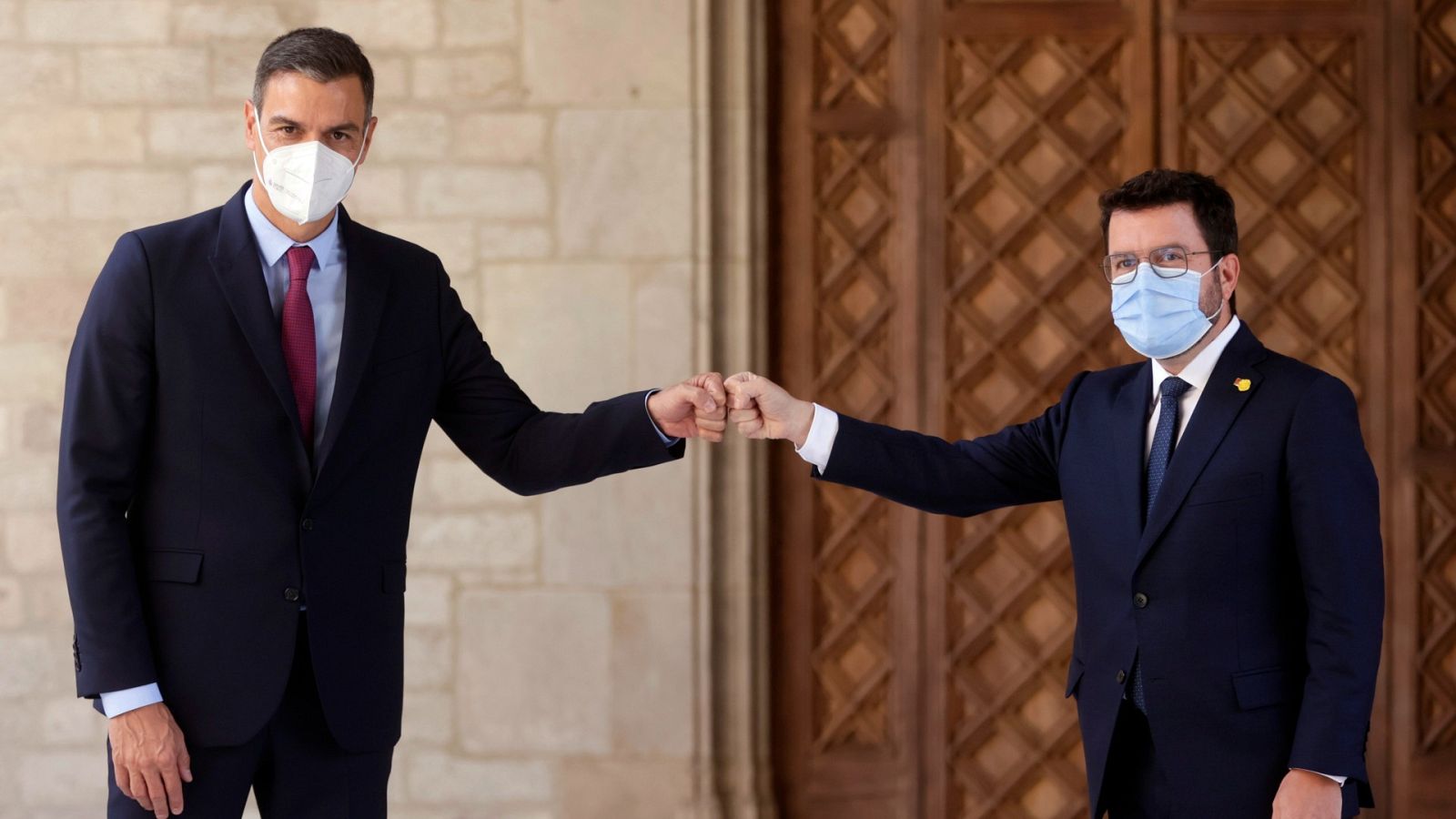 Sánchez y Aragonès se reúnen en Barcelona antes de la mesa de diálogo | Ver