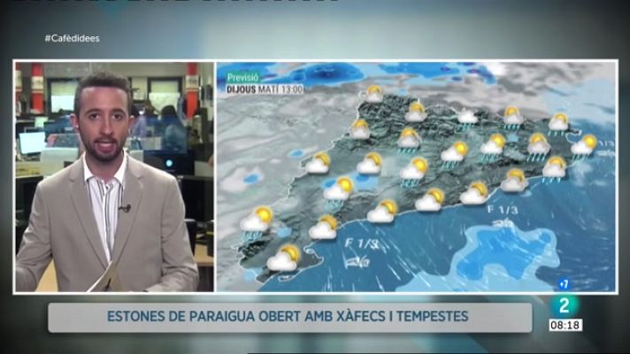 El temps - Xàfecs, tempestes i menys calor i xafogor