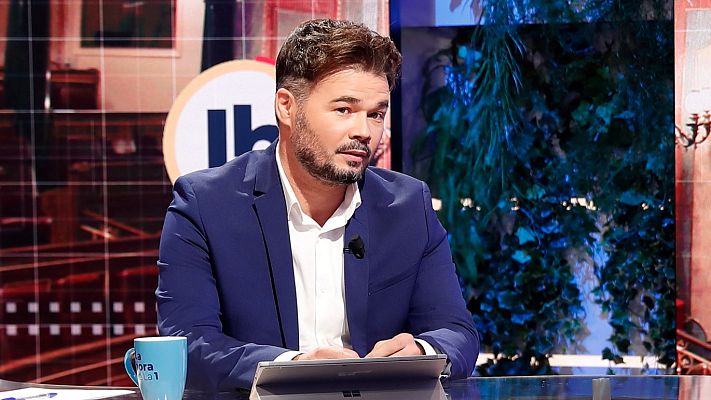 La hora de La 1 - Rufián afirma que la ausencia de Junts en la mesa de diálogo "perjudica mucho más a quien no está"