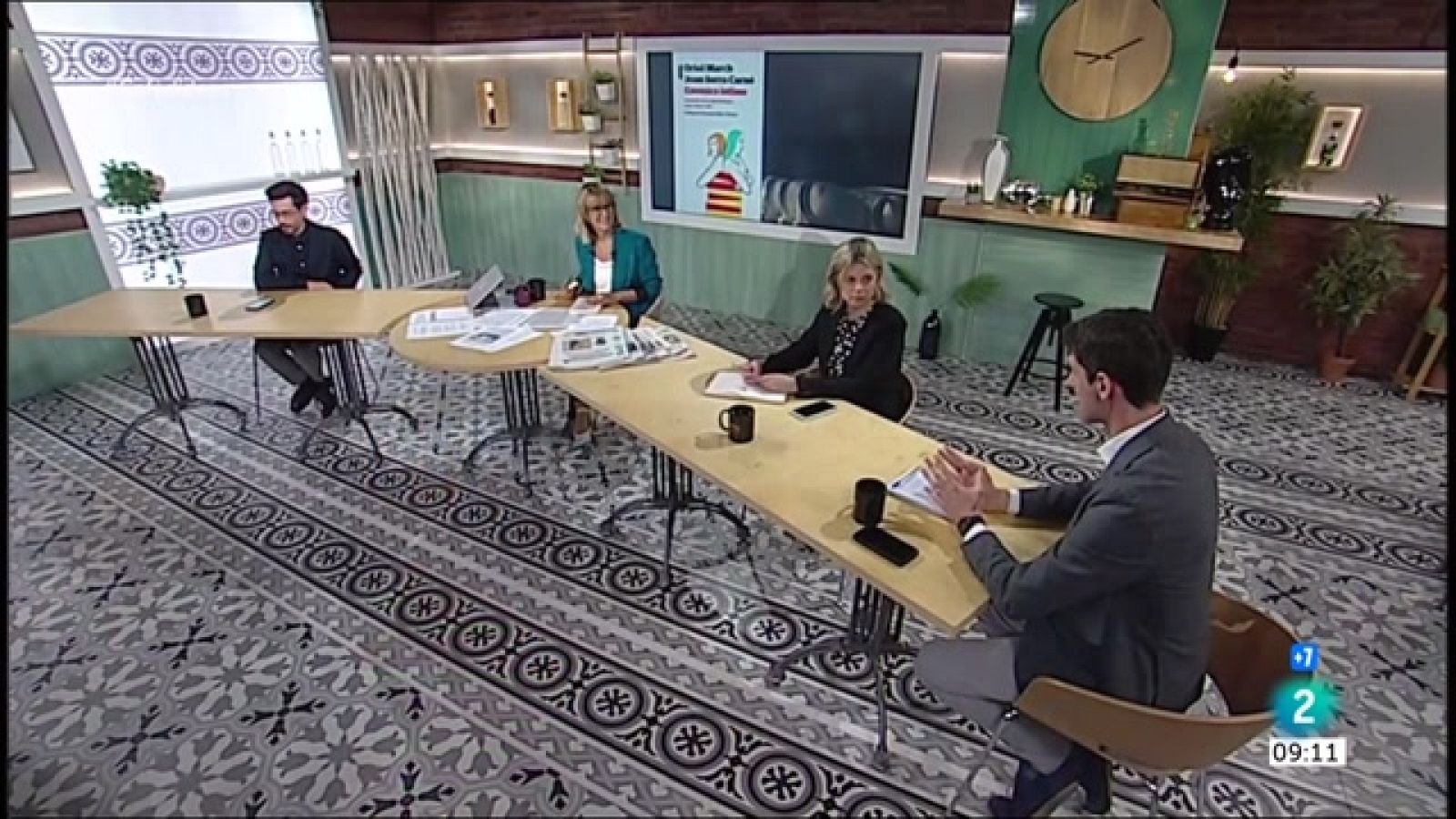 Elsa Artadi, reunió de la taula de diàleg i passaport covid