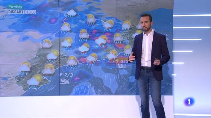El temps - Fortes tempestes, dissabte; més sol i fred matinal, diumenge