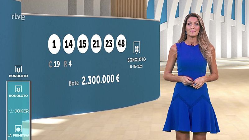 Sorteo de la Bonoloto y Euromillones del 17/09/2021 - ver ahora