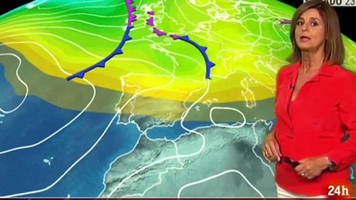  - Sigue lloviendo en puntos de la mitad norte peninsular y Baleares