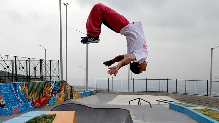 Telediario 1 - El parkour busca ser olímpico