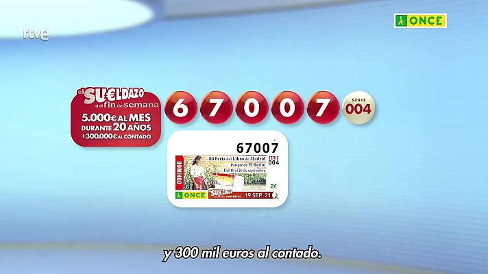 Sorteos ONCE - Sorteo ONCE - 19/09/21