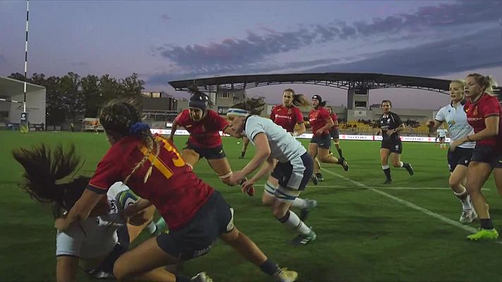 Rugby - Clasificación Mundial femenino: España - Escocia