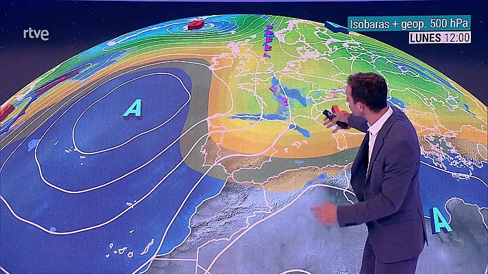 El tiempo - Intervalos de viento fuerte al principio en el bajo Ebro y el Ampurdán