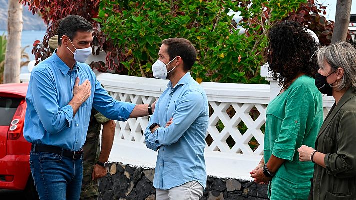 Informativo 24h - Sánchez muestra el "rotundo compromiso" del Gobierno con la recuperación de La Palma y llama a "extremar la precaución"