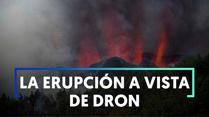 Modo Digital - La erupción volcánica en La Palma a vista de dron