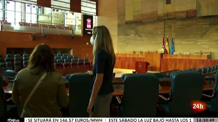 Parlamento - La Asamblea de Madrid durante la pandemia