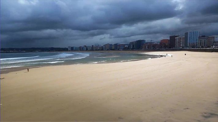 El tiempo - Chubascos y tormentas muy fuertes en el litoral de Cataluña