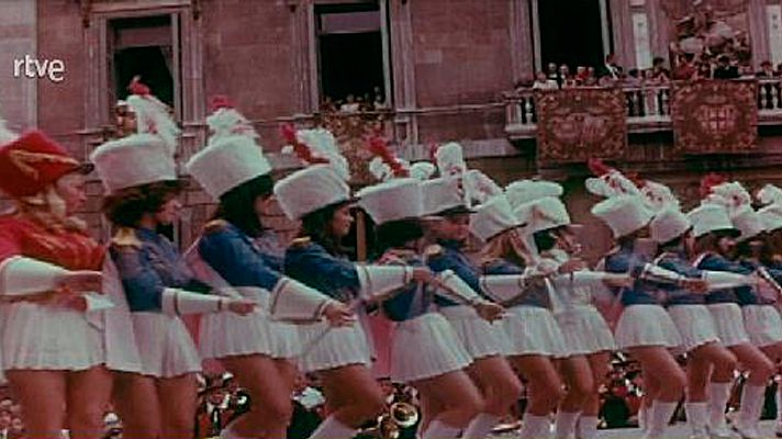  - Les 'Majorettes' a les Festes de la Mercè del 1968