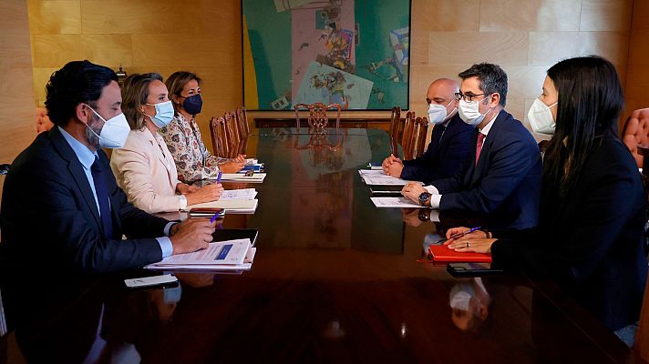 Telediario 2 - Arrancan las negociaciones para los Presupuestos Generales sin acuerdos entre el PP y el Gobierno