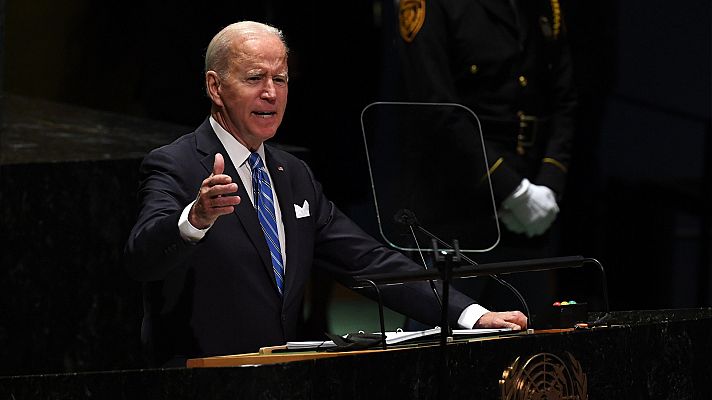 Telediario 2 - Joe Biden apuesta por la cooperación internacional en la ONU