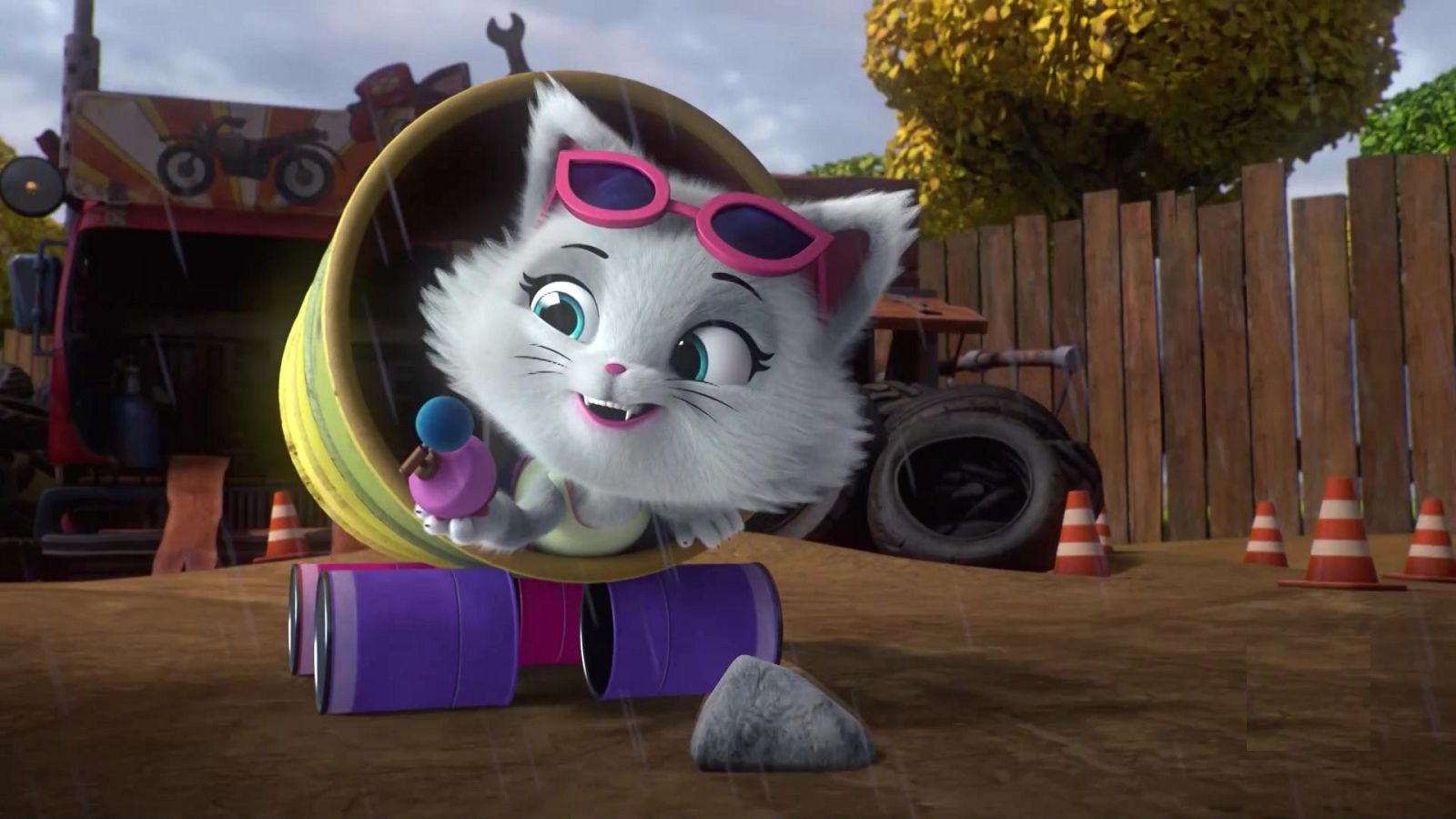 Un día lluvioso - 44 Gatos | Ver