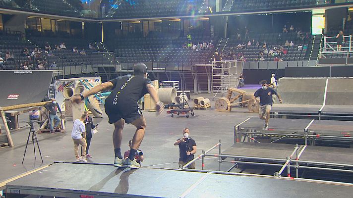 Telenavarra - Parkour Spain Series 2021 en el Pabellón Navarra Arena
