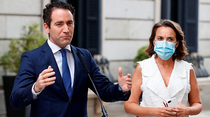 Informativo 24h - PP, Vox y Cs critican al Gobierno por la ausencia de ministros en la sesión de control