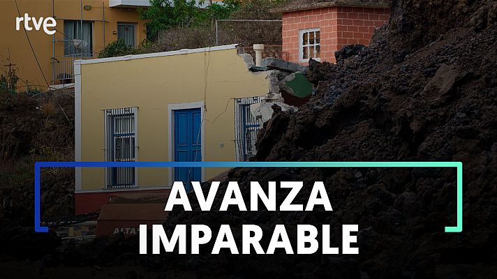 Modo Digital - Llega al centro de Todoque la lengua de lava