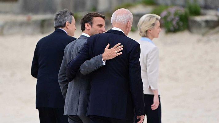Telediario 2 - Biden y Macron acercan posturas tras la 'crisis de los submarinos' y se reunirán en octubre