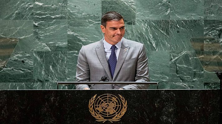  - Sánchez advierte que la democracia está amenazada en la ONU