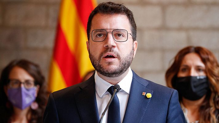 Informativo 24h - Aragonès exige la puesta en libertad de Puigdemont