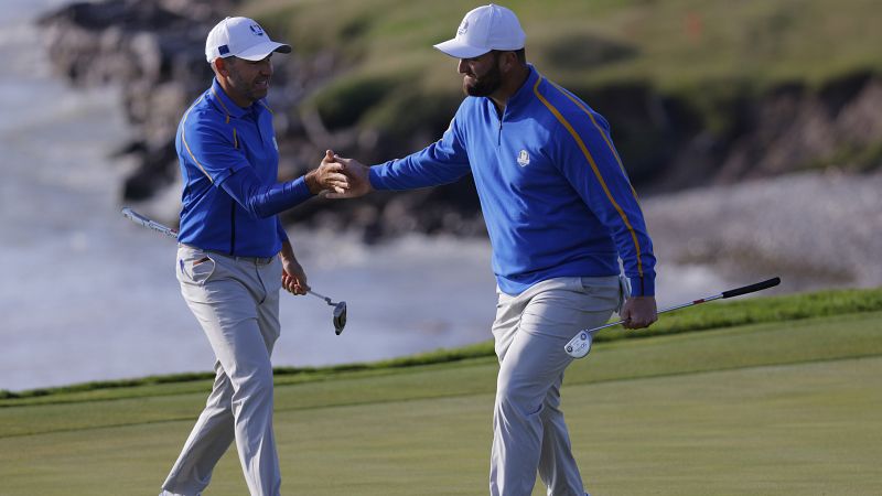 Rahm y García, sabor español para Europa en el arranque de la Ryder